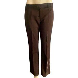 Women work brown trouser pants by Cortelle size 42 M.